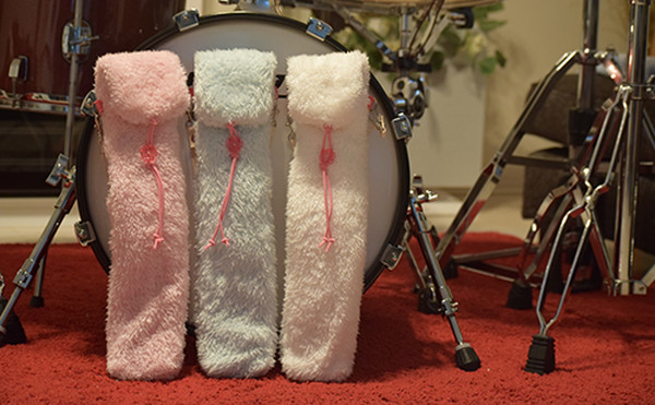 ふわモコ！スティックケース フック付（ブルー）